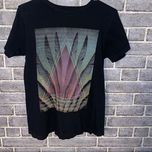 Men’s S Black Graphic T-Shirt